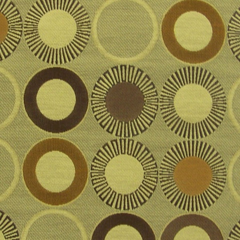 Arc-Com Yoyo Green Tea Upholstery Fabric