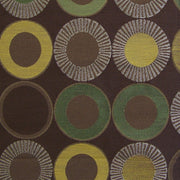 Upholstery Fabric Circle Design Yoyo Mocha Toto Fabrics