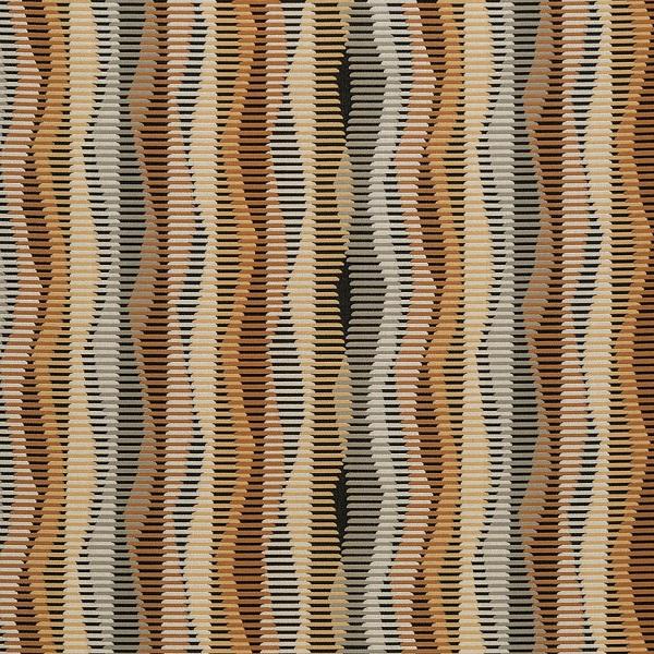 Arc-Com Fabrics Upholstery Fabric Wavy Striped Zip Line Mineral Toto Fabrics
