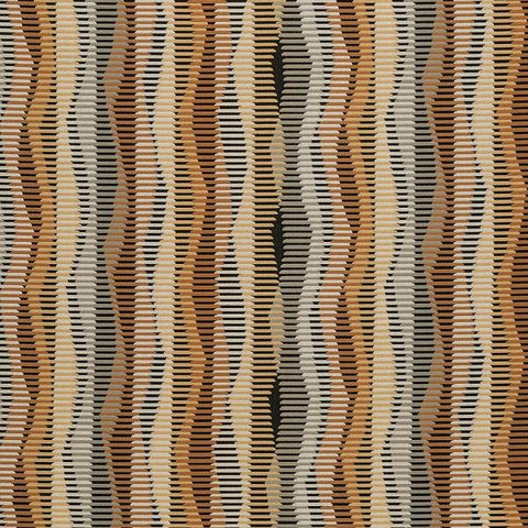 Arc-Com Fabrics Upholstery Fabric Wavy Striped Zip Line Mineral Toto Fabrics