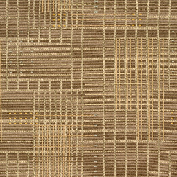 Maharam Urban Cremini Modern Geometric Brown Upholstery Fabric