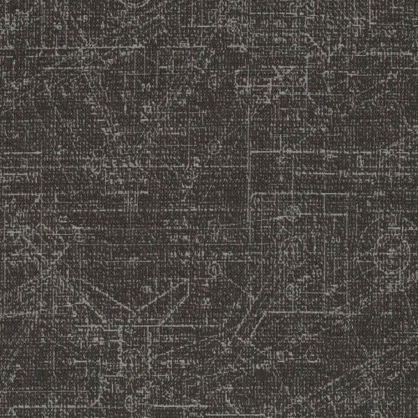 Remnant of Arc-Com Urban Charcoal Upholstery Fabric