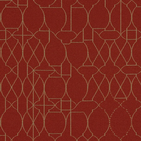 Maharam Fabrics Upholstery Fabric Abstract Geometric Ogee Vestige Stop