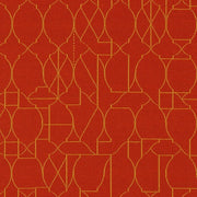 Maharam Vestige Jig Orange Upholstery Fabric