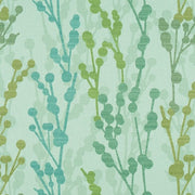 Designtex Vine Spa Blue Upholstery Vinyl