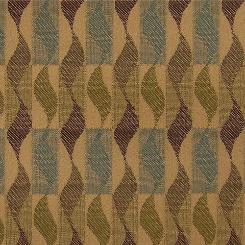 Maharam Fabrics Upholstery Fabric Serpentine Stripe Whirl Breeze