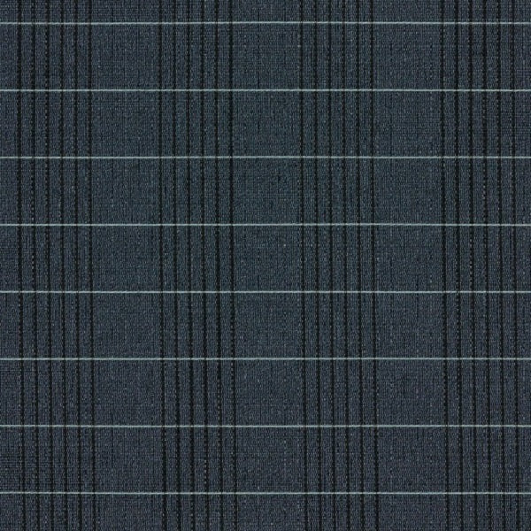 Designtex Windowpane Ink Blue Crypton Upholstery Fabric