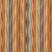 Arc-Com Zip Line Desert Wavy Striped Orange Upholstery Fabric